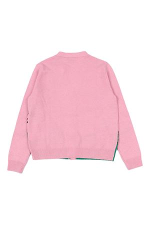 cardigan in lana rosa SAINT BARTH KIDS | DIY000100452I